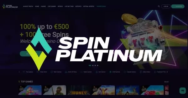 Capture d'écran de l'app SpinPlatinum Casino
